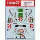 1/24 RX8 #70 Daytona 2008STUDIO27 ��Original Decals��
