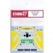 1/24 458 "AF Corse" #71 LM 2011<br>STUDIO27 Original Decals