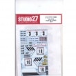 1/24 A110 Corse 1974STUDIO27 Original Decals