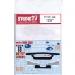 1/24 Impreza WRX STI GB 2009STUDIO27 Original Decals