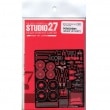 1/24 961 Upgrade Parts for TAMIYASTUDIO27 Detail Up Parts