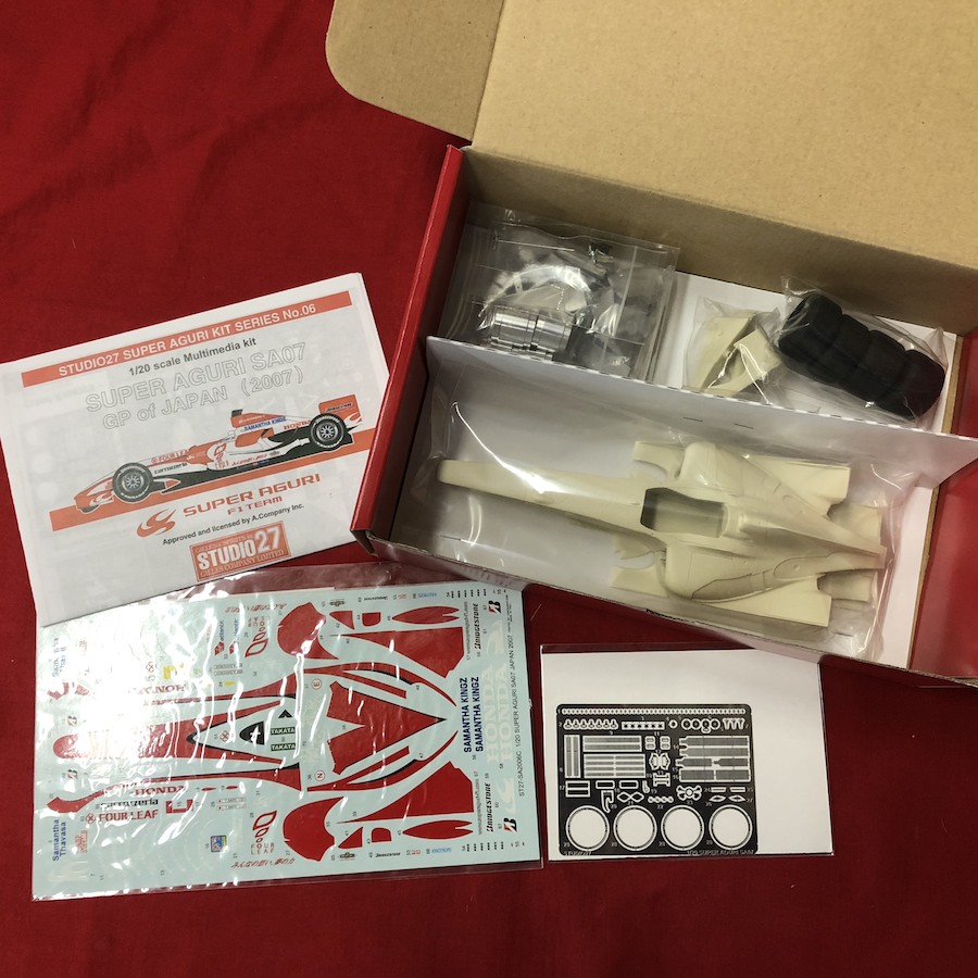 スタジオ27 1/20 スーパー アグリ SA07 日本GP 2007 (1121-50)