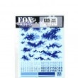 Digital camouflage decal Blue1 size L FOX MODELS