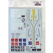 1/20 RE40 French GP 1983 - Spare Decalfor FK2009CSTUDIO27 ��Spare Decal��