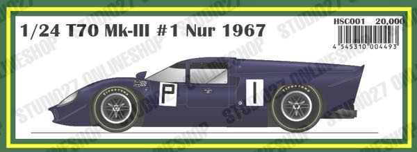 1/24 LOLA T70 Mklll #1 Nur 1967<br>HSC��Original Kit��