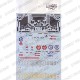 1/20 C31 - Spare Decal<br>for FS016,FS017,FS018<br>FS-MODELSpare Decal - Spare Decal<br>for FS016<br>STUDIO27 Spare Decal
