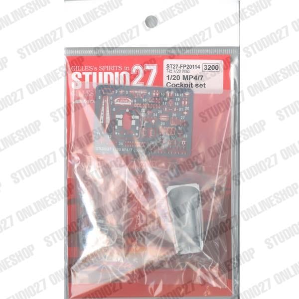 1/20 MP4/7 Cockpit set<br>forTAMIYA#20035<br>STUDIO27 ��Detail Up Parts��