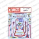 1/24 Lancia Super Delta #19 "Valvoline" Monte-Carlo 1996<br>for HASEGAWA<br>STUDIO27 ��Original Decals��