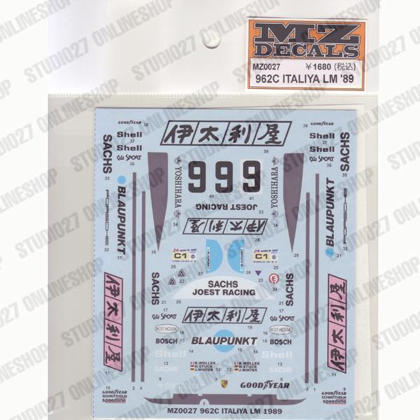 962C "Italiya" LM 1989 <br>for Mini-Z <br>MZ DECALSOriginal decal