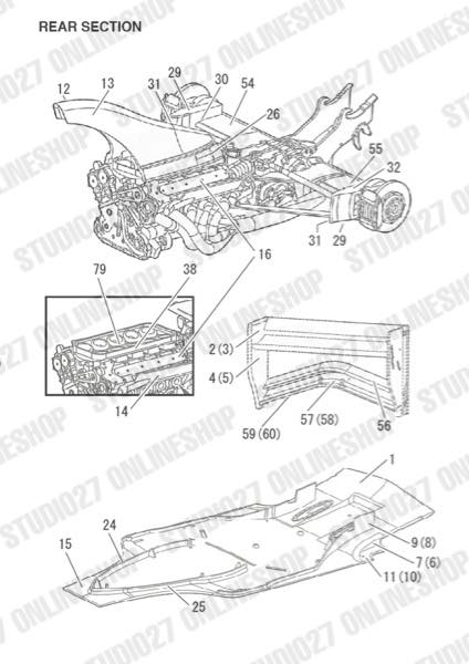 1/20 FW16 Carbon decal<br>for FUJIMI#090580 <br>STUDIO27 ��Carbon Decal��