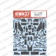 1/20 F2003-GA Carbon decal<br>for FUJIMI F2003-GA <br>STUDIO27 Carbon Decal