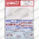 1/24 NSX Super GT #18 2009<br>STUDIO27 ��Original Decals��
