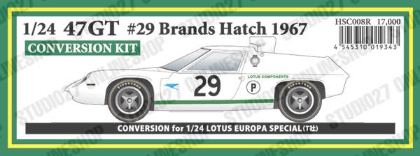 1/24 Type 47GT  #29 BH 1967<br>for TAMIYA<br>HSC��Conversion Kit��