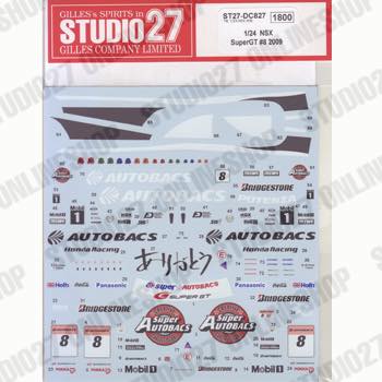 1/24 NSX Super GT #8 2009<br>STUDIO27 ��Original Decals��