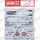 1/24 NSX Super GT #8 2009<br>STUDIO27 ��Original Decals��