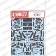 1/20 MP4/27 Carbon decal <br>forFUJIMI091396<br>STUDIO27 Carbon Decal