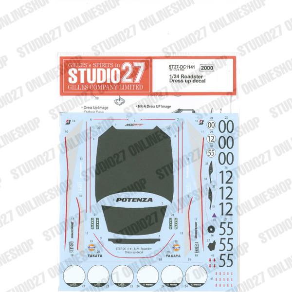 1/24 Roadster Dress up decal<br>for TAMIYA24342<br>STUDIO27 ��Original Decals��
