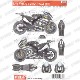 1/12 YZR-M1 Spring test 2011<br>STUDIO27 Original Decals