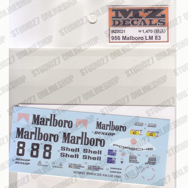 962C "M******o" LM 1983 <br>for Mini-Z <br>MZ DECALSOriginal decal