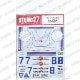 1/12 BT44B #7/8 1975 <br>for TAMIYA12018<br>STUDIO27 ��Original Decals��