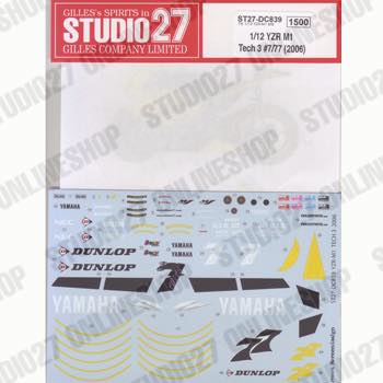 1/12 YZR-M1 Tech 3 #7/#17 2006<br>STUDIO27 ��Original Decals��