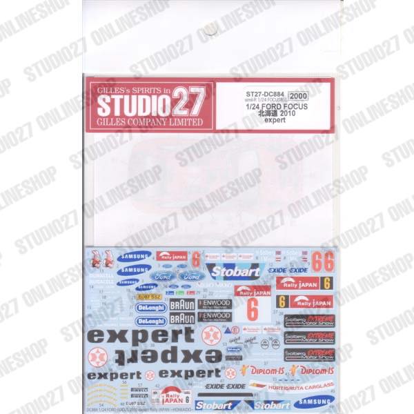 1/24 Focus WRC "expert" HOKKAIDO 2009<br>STUDIO27 ��Original Decals��