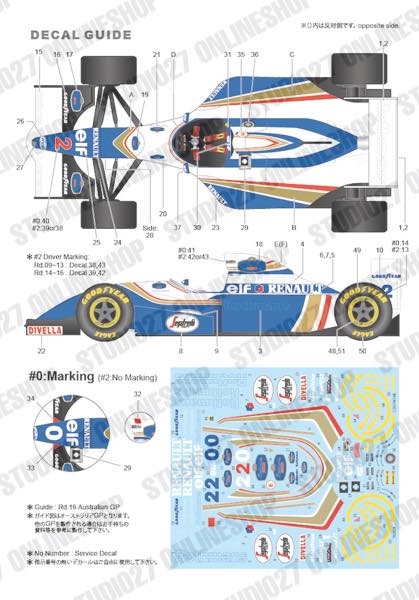 1/20 FW16B 1994 <br>for FUJIMI<br>STUDIO27 Conversion Kit