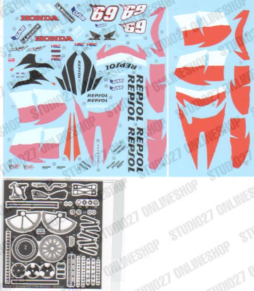 1/12 RC211V New Generation Moto GP 2006 <br>for TAMIYA<br>STUDIO27 ��Conversion Kit��