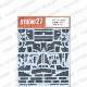 1/20 F1-2000 Carbon decal<br>forTAMIYA <br>STUDIO27 Carbon Decal