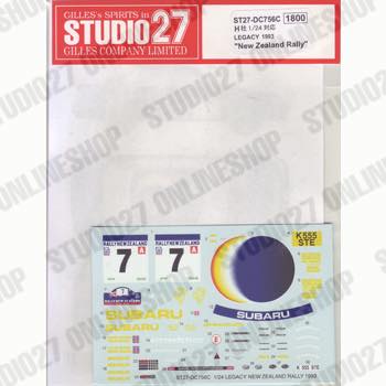 1/24 Legacy RS NEW ZEALAND 1993<br>STUDIO27 ��Original Decals��