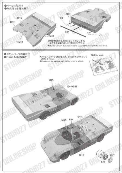1/24 962C #7/8 LM 1989 <br>STUDIO27 Conversion Kit