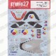 1/12 YZR500 #6/10 WGP 2001<br>STUDIO27 Original Decals
