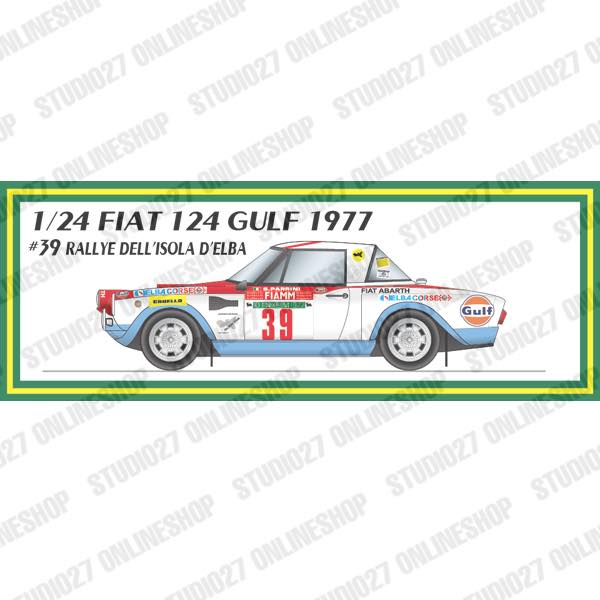 1/24 FIAT 124 Gulf 1977<br>HSCOriginal Kit