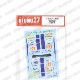 1/24 458 ��KROHN��  #57 LM 2012<br>forFUJIMI123912<br>STUDIO27 ��Original Decals��