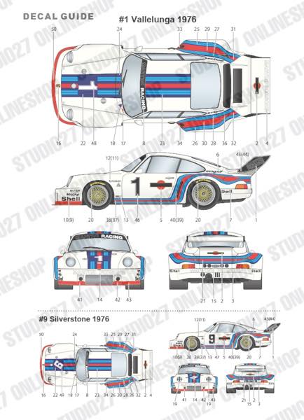 1/24 935 Vallelunga 1976 conversion kit <br>for TAMIYA<br>STUDIO27 Conversion Kit