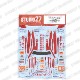 1/24 458 "JMB RACING" #83 LM 2012<br>forFUJIMI123912<br>STUDIO27 ��Original Decals��