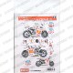 1/12 RC212V Gresini #7/58 Moto GP 2011<br>STUDIO27 ��Original Decals��