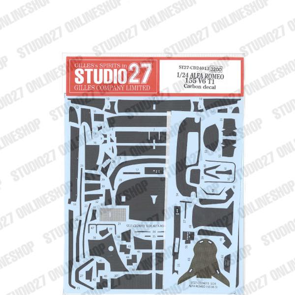 1/24 155 V6 T1 Carbon decal<br>for TAMIYA<br>STUDIO27 ��Carbon Decals��