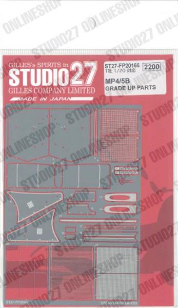 1/20 MP4/5B Upgrade Parts <br>for TAMIYA<br>STUDIO27 Detail Up Parts