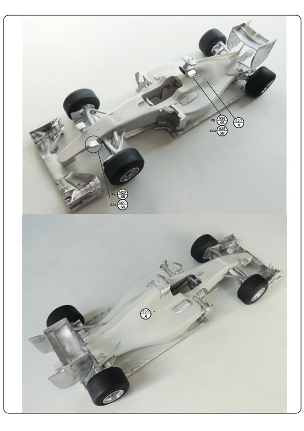 1/20 F1 W07 Hybrid Belgian GP 2016<br>MONOPOST ��Multimedia Kit��