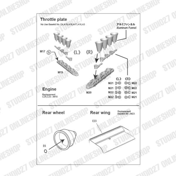 1/20 Tyrrell P34 #4 Japan GP 1976 Set<br>for TAMIYA<br>STUDIO27 ��Decal&Parts��