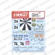 1/24 Golf GTi "Jagermeister" #24 Hessen Rally 1975/#52 RAC 1975/#74 Monte-Carlo 1976<br>forRevell07005/07072<br>STUDIO27 Original Decals