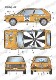 1/24 Golf GTi "Jagermeister" #24 Hessen Rally 1975/#52 RAC 1975/#74 Monte-Carlo 1976<br>forRevell07005/07072<br>STUDIO27 Original Decals
