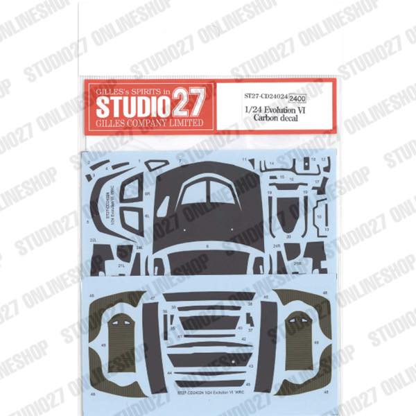 1/24 Evolution VI Carbon decal<br>for TAMIYA<br>STUDIO27 ��Carbon Decals��