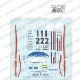 1/24 Porsche 956B Workds WEC 1983 - Spare Decal<br>for TK2442R<br>STUDIO27 ��Spare Decal��