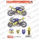 1/12 YZR-M1 Tech 3 #52 2008<br>STUDIO27 Original Decals