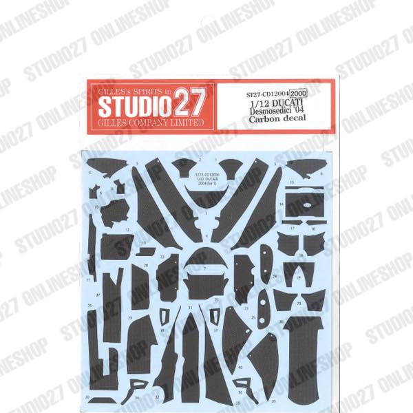1/12 DUCATI Desmosedici '04 Carbon decal<br>for TAMIYA<br>STUDIO27 ��Carbon Decal��
