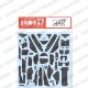 1/12 DUCATI Desmosedici '04 Carbon decal<br>for TAMIYA<br>STUDIO27 ��Carbon Decal��