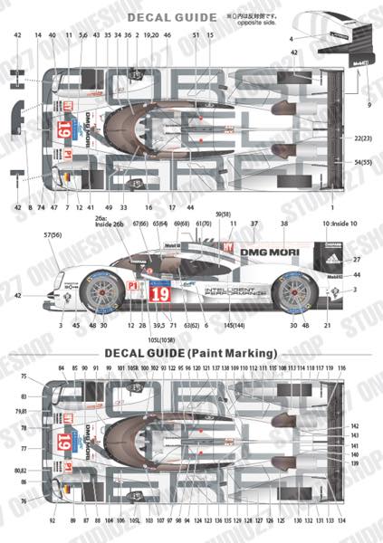 1/24 919 Hybrid #19 LM 2015 winner<br>STUDIO27 Multimedia Kit