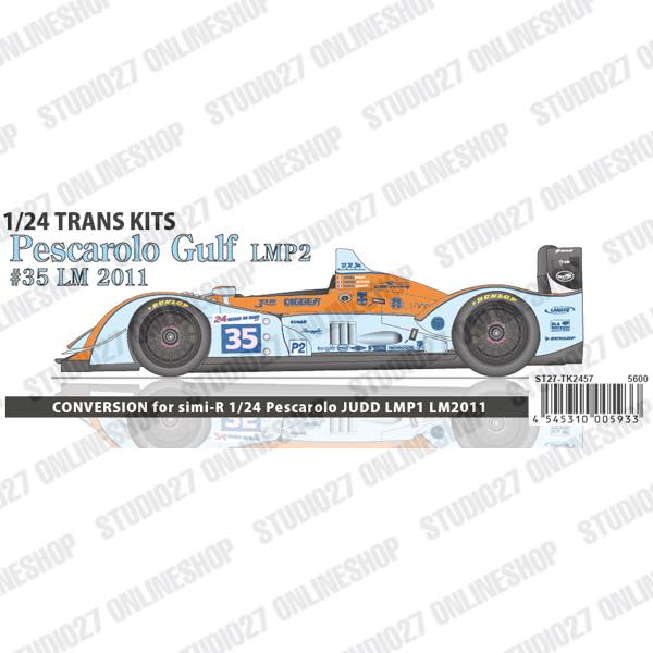 1/24 Pescarolo Gulf #35 LMP2 LM 2011 <br>for simi-R<br>STUDIO27 ��Conversion Kit��